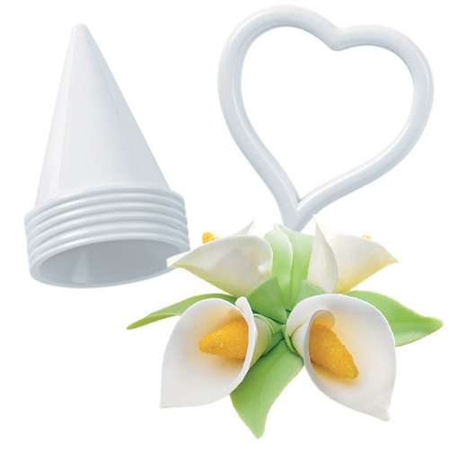 Calla Lily Flower Former and Cutter Set - Click Image to Close